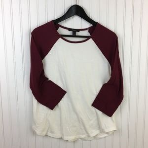 Forever 21 Raglan Baseball Tee